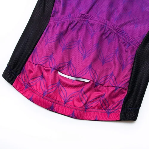 Vista 4 de Aogda Camisetas de ciclismo para mujer, camisetas de bicicleta, ropa de ciclismo para mujer