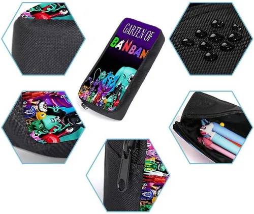 Vista 9 de Aeasecy Garten of Banban Mochila escolar con cajas de lápices y loncheras para niños, 3 piezas, mochila escolar para niños pequeños., Púrpura