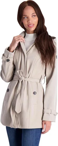 Vista 2 de Jessica Simpson Gabardina con forro polar para mujer con capucha desmontable