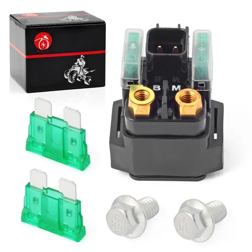 Vista 3 de MOTO1988 Relé de Arranque Solenoide Compatible con Yamaha Raptor 700 700R YFM700 2006-2022 Rhino 450 YXR450 2007-2008 Rhino 660 YXR660 2007