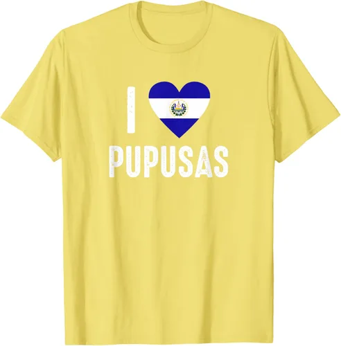 Vista 73 de Camiseta I Love Pupusa from El Salvador