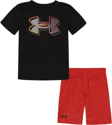 Vista 58 de Under Armour baby-girls Ua Terrazzo Leopard Heart SetShort Set