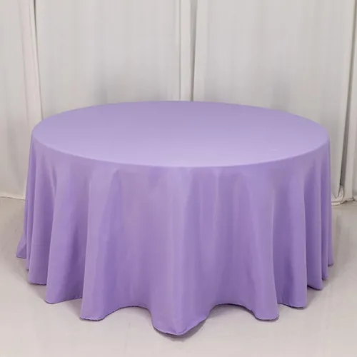 Vista 81 de Efavormart - Mantel redondo de poliéster de 90 pulgadas sin costuras de calidad comercial para banquetes de boda, restaurante