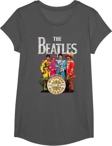 Vista 28 de The Beatles Sgt. Pepper's Lonely Hearts Camiseta de manga corta Negro