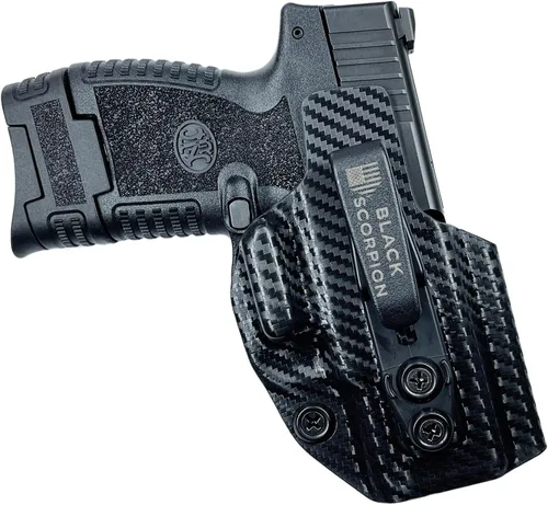 Vista 8 de Black Scorpion Gear dentro de la cintura Cinturón Wing Tuckable Holster se adapta a FN 503
