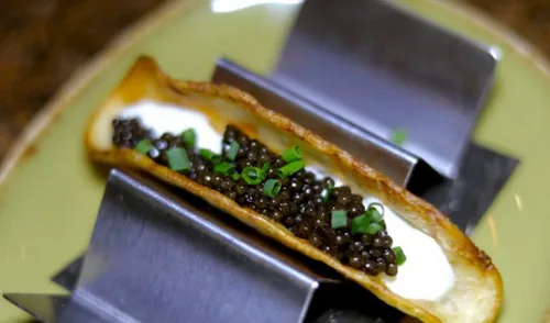 Vista 5 de Caviar Star Lujoso caviar de esturión siberiano MALOSSOL – Huevas Baerii Acipenser prémium cultivadas de forma sostenible – Delicia gourmet