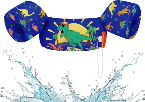 Vista 57 de HeySplash Swim Vest for Kids, Puddle Float Jumper with Safety Buckle