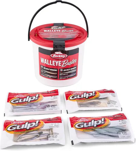 Vista 23 de ¡Berkley Gulp! Cebo suave de pesca Minnow Esmeralda (Emerald Shiner)