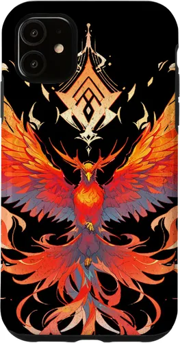Vista 8 de iPhone 16 Rising Phoenix Fire Fenix - Símbolo de renacimiento y fuerza caso