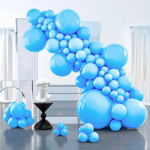 Vista 125 de PartyWoo - Globos de color albaricoque retro, 120 unidades de 5 pulgadas, de látex, para arco de globos, decoración de fiesta y de cumpleaños