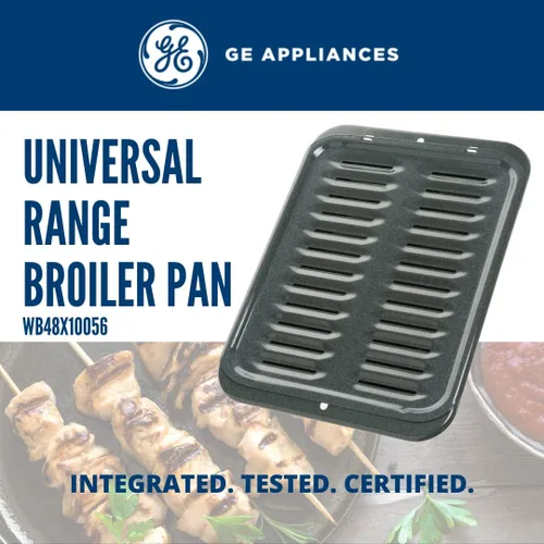 Vista 12 de Sartén universal para asar con estante para horno, sartén antiadherente, 2 piezas de acero al carbono recubierto de porcelana negra, apto