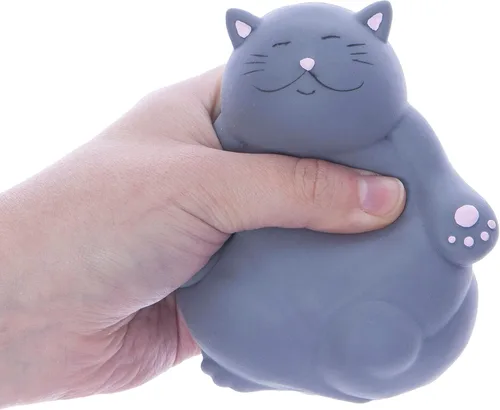 Vista 3 de Boxer Gifts Kalma Kitty Juguetes para aliviar el estrés Bolas de estrés únicas para adultos y adolescentes - Juguetes esponjosos para aliviar