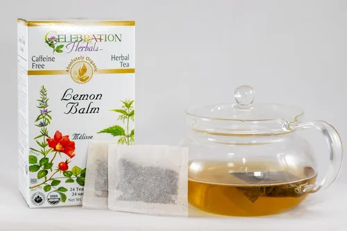 Vista 3 de Celebration Herbals Bolsas de té de bálsamo de limón orgánico, 24