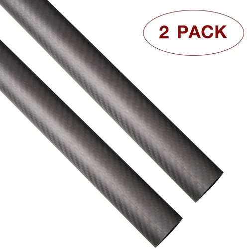 Vista 6 de ARRIS Tubos de Fibra de Carbono de 6 mm x 4 mm x 420 mm, Rollo Envuelto 100% Puro Redondo de Fibra de Carbono Hueca de 6 mm 3K para Cuadricóptero
