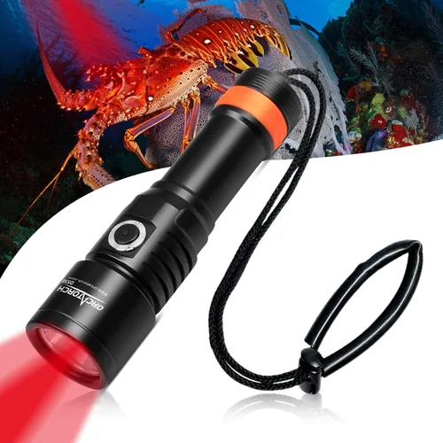 Vista 10 de ORCATORCH D530 - Luz de buceo de 1500 lúmenes con luz blanca fría de 6500 K