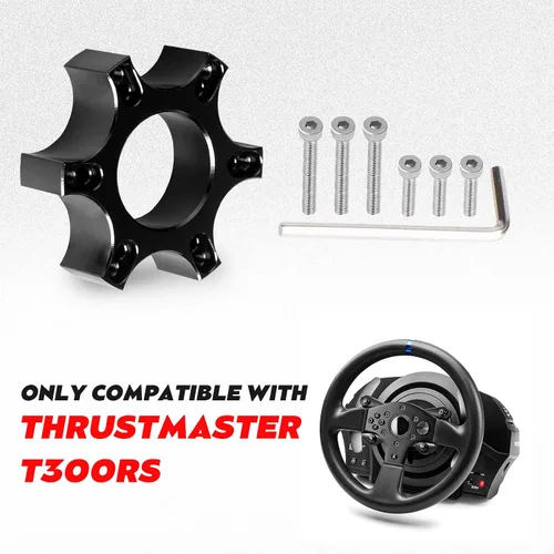 Vista 2 de Htostar Racing Steering Wheel Adapter Plate 70MM 2.75" Compatible With Ferrari T300RS 599 P310R38 Sparco Set