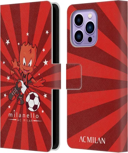 Vista 44 de Head Case Designs Officially Licensed AC Milan Dream Big Children Leather Wallet Case Compatible with Apple iPhone 11