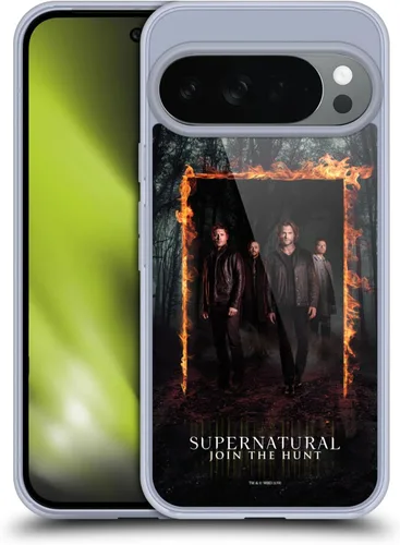 Vista 107 de Head Case Designs Supernatural Sam, Dean & Castiel Key Art - Funda de gel con licencia oficial [protección de grado militar] compatible con Google