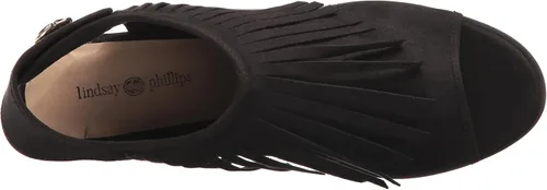 Vista 5 de LINDSAY PHILLIPS Botas de moda Ansley Fringe para mujer