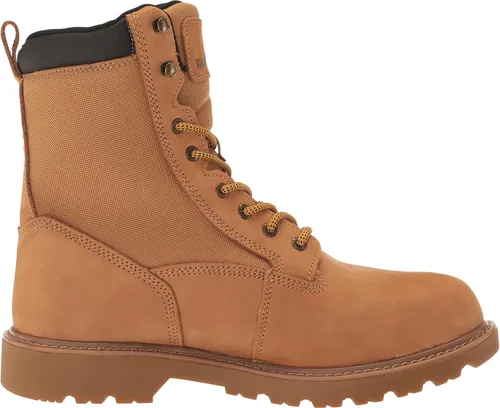Vista 6 de Wolverine Botas de trabajo impermeables con aislamiento térmico para hombre de 8 pulgadas, Marrón