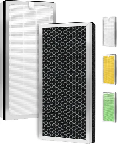 Vista 12 de Filtro absorbente de toxinas 40 compatible con filtro de aire MA Series 40 Pur-ifier, filtración compuesta 3 en 1 con filtro de coche acti-vated