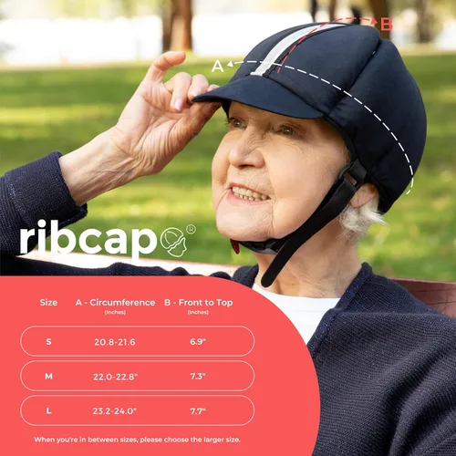Vista 5 de Ribcap Hardy Medical Grade Protective Helmet Soft Hat for Epilepsy Protective Helmet for Seizures