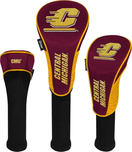 Vista 7 de Team Effort NCAA Juego de tres fundas para la cabeza unisex para adultos NCAA