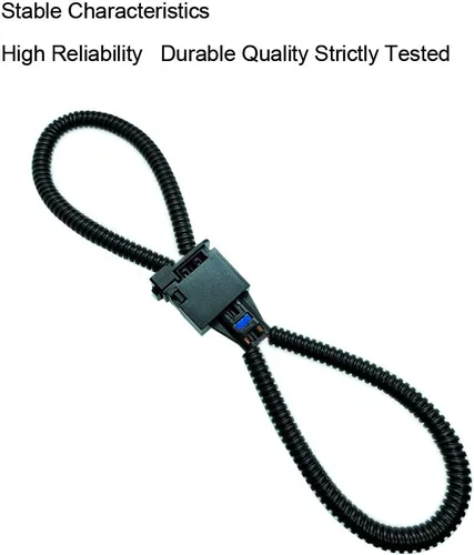 Vista 6 de (2 piezas) La mayoría de fibra óptica Loop Bypass Adaptador macho y hembra para Benz Audi Mercedes BMW VW Porsche