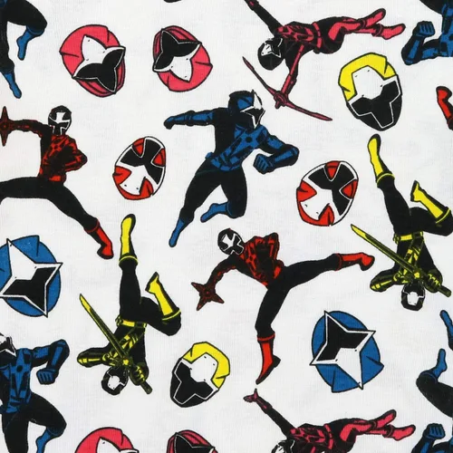 Vista 3 de Power Rangers Pijama Ninja de acero para niño