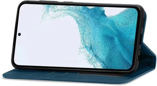 Vista 3 de Funda compatible con Xiaomi Poco X3 GT, tarjetero de piel sintética, compatible con Redmi Note 10 Pro (China) 5G con cierre magnético, soporte