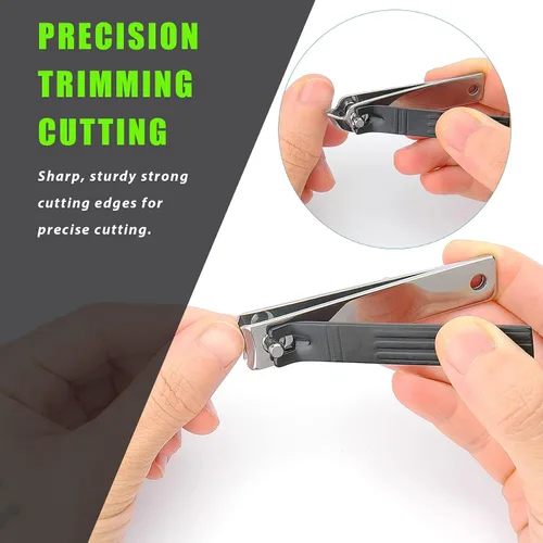 Vista 9 de LePinko Kit profesional de recortadora de cutículas y cortaúñas, regalo para calcetines