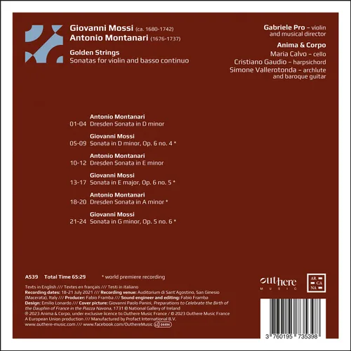 Vista 3 de Golden Strings Sonatas for Violin & Basso Continuo