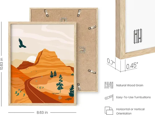 Vista 3 de HAUS AND HUES Pósteres vintage del parque nacional, juego de 6 impresiones artísticas de parques nacionales, arte de pared de naturaleza y juego