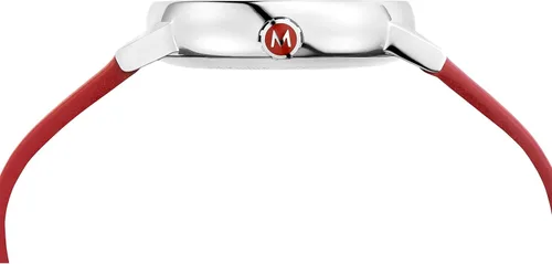 Vista 5 de Mondaine Unisex MSE.35110.LC SBB Reloj rojo de cuarzo suizo con pantalla analógica, Rojo
