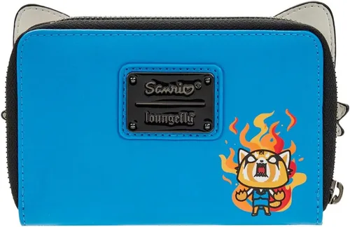 Vista 2 de Loungefly Sanrio Aggretsuko - Cartera con cremallera, Multi colorido, Cartera con cremallera