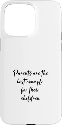 Vista 27 de Parents are the best example for their children Case for iPhone XR