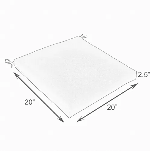 Vista 2 de Sorra Home Juego de 2 cojines cuadrados para asiento de silla para interiores o exteriores, 2 unidades (paquete de 1), azul marino floral