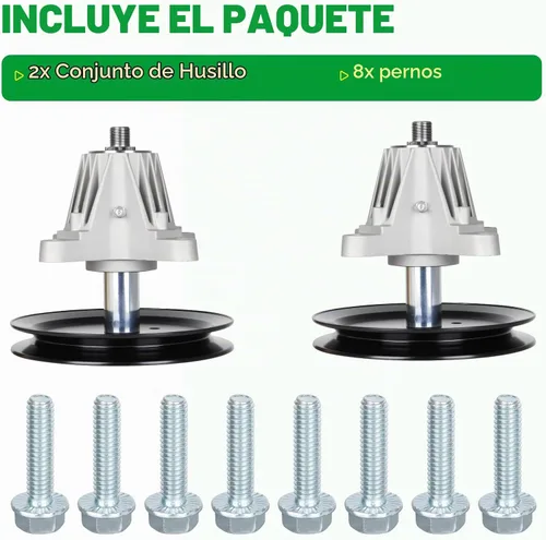 Vista 5 de Youxmoto 918-04865 Conjunto de husillo 918-04865A 618-04865A apto para Cub Cadet/MTD/Troy-Bilt 46 pulgadas LTX1046 LTX1045 Z-Force S 46 LT2000