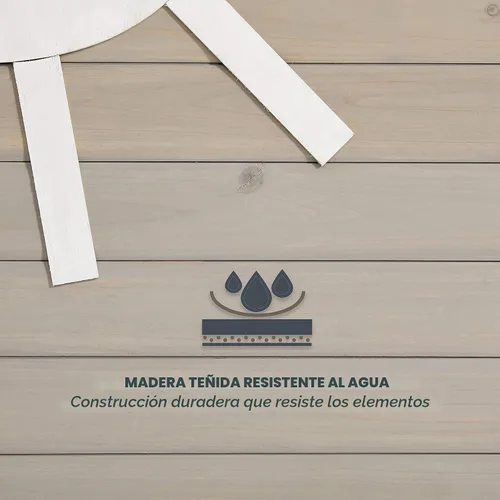 Vista 3 de MidWest Homes for Pets Eilio - Casa plegable de madera para perros, no requiere herramientas para el montaje, casa para perros ideal para razas