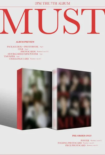 Vista 3 de JYP Ent 2PM - Must (Vol.7) Álbum (versión aleatoria) (VDCD6855)