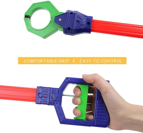 Vista 2 de Wokyo Grabber - Juguete robótico de mano larga para niños, juguete de inteligencia para niños, juguetes para recoger juguetes de 19 pulgadas (azul)..