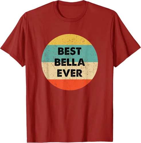 Vista 68 de Bella Name - Camiseta, Negro, S