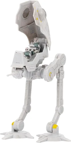Vista 5 de Star Wars Micro Galaxy Squadron AT-DP (cápsula de defensa todo terreno) - Vehículo de 5 pulgadas con patas articuladas y dos accesorios de micro