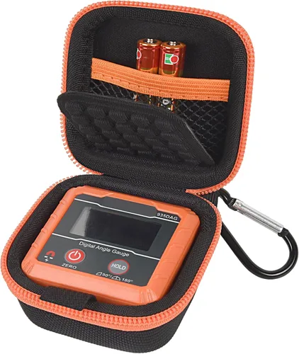 Vista 8 de Estuche ANKHOH Compatible con Nivel Digital Electrónico y Medidor de Ángulo Klein Tools 935DAG, Buscador de Ángulos Protractores, Bolsa