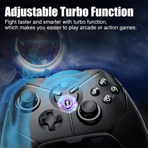 Vista 3 de Switch Controllers Wireless Switch Pro Controller for Nintendo Switch ControllerSwitch LiteSwitch OLED Switch Remote Gamepad with Joystick