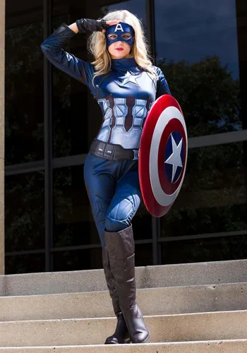 Vista 9 de Captain America Womens Costume