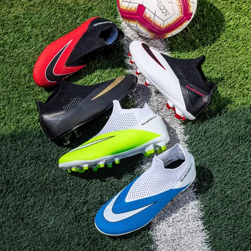 Vista 6 de Zapatos de fútbol para hombre, transpirables, para atletismo, para exteriores, para entrenamiento de césped firme
