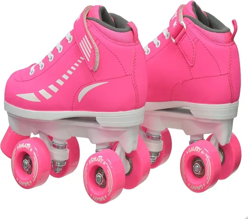 Vista 6 de Epic Skates Galaxy Elite - Patines de cuatro velocidades para niños Rosado
