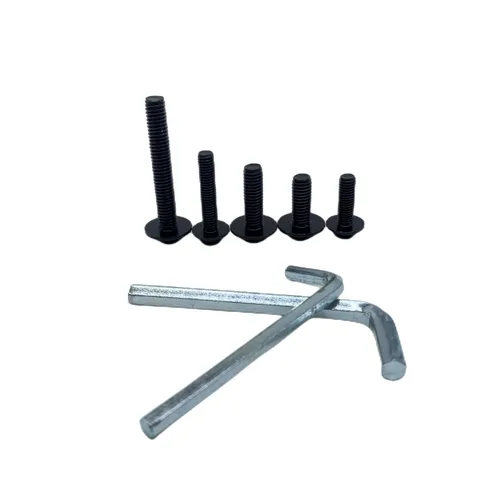 Vista 3 de 210PCS Perno de carenado de motocicleta Tornillos de aluminio M5 M6 Negro