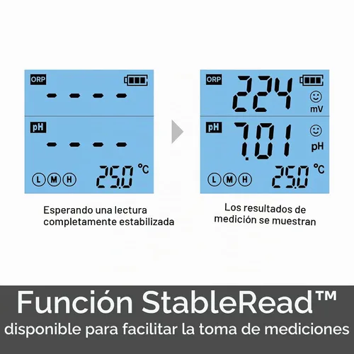 Vista 5 de Apera Instruments PR60F - Kit de probador de pH/ORP (reox) premium con sensor plano dual precalibrado para alta precisión simultánea pH/ORP/Temp.